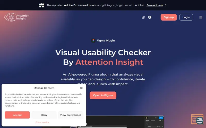 Screenshot of Visual Usability Checker, a launch using ShortPixel