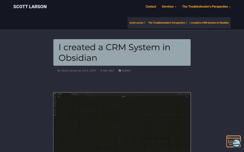 Screenshot of Scottrlarson