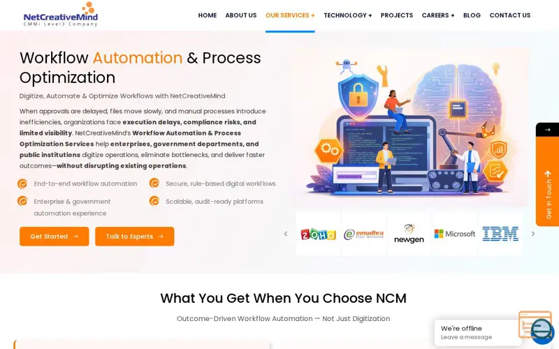 Screenshot of Netcreativemind