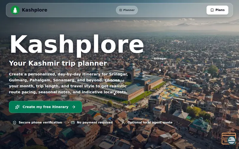 Screenshot of Kashplore
