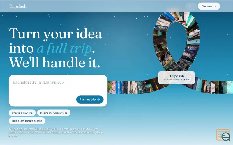 Screenshot of Tripdash