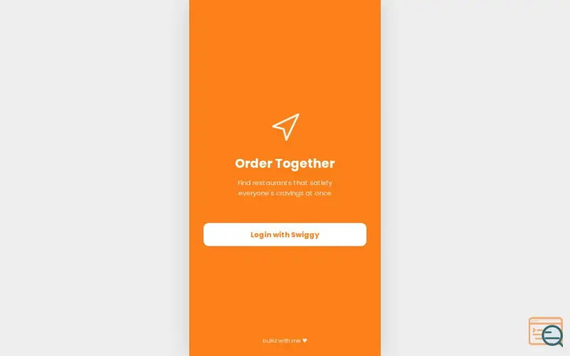 Screenshot of Order Together