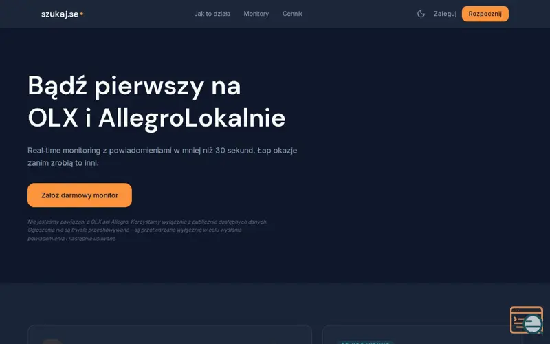 Screenshot of szukaj.se