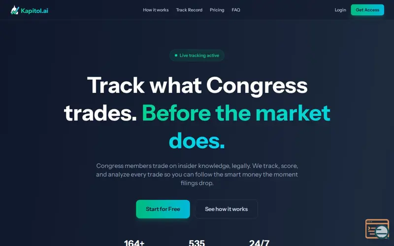 Screenshot of Kapitol.ai