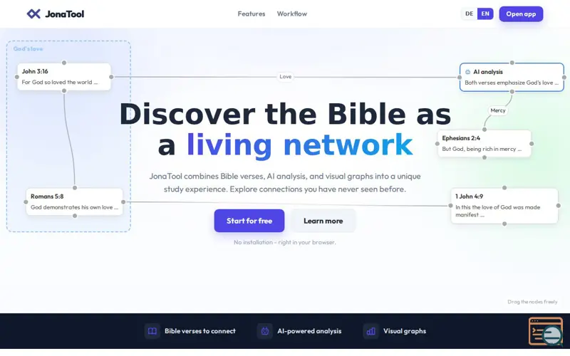 Screenshot of JonaTool