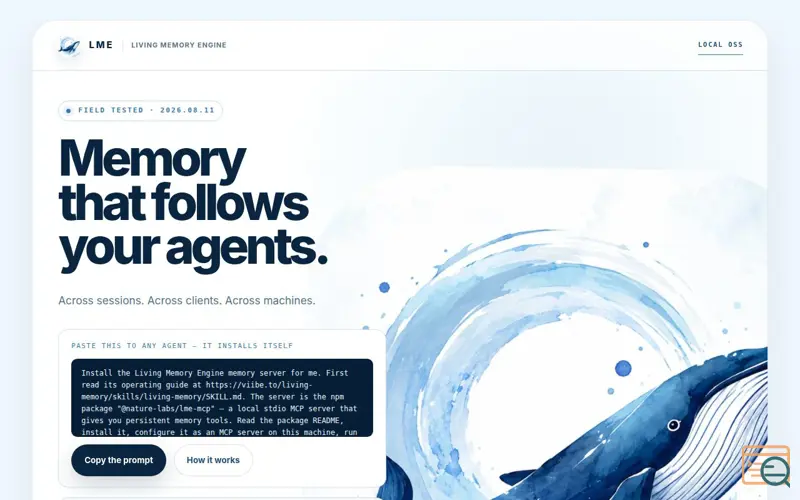 Screenshot of Living Memory MCP