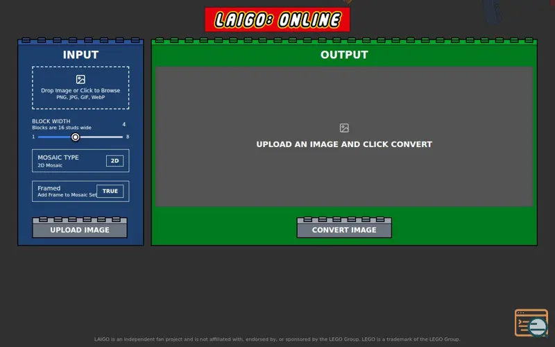 Screenshot of Laigo Mosaic Maker 1.0.0