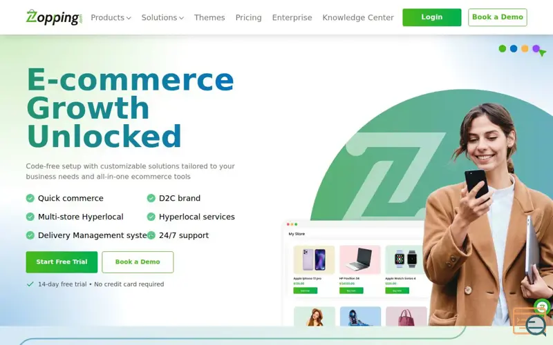 Screenshot of Zopping, a launch using FraudBlocker