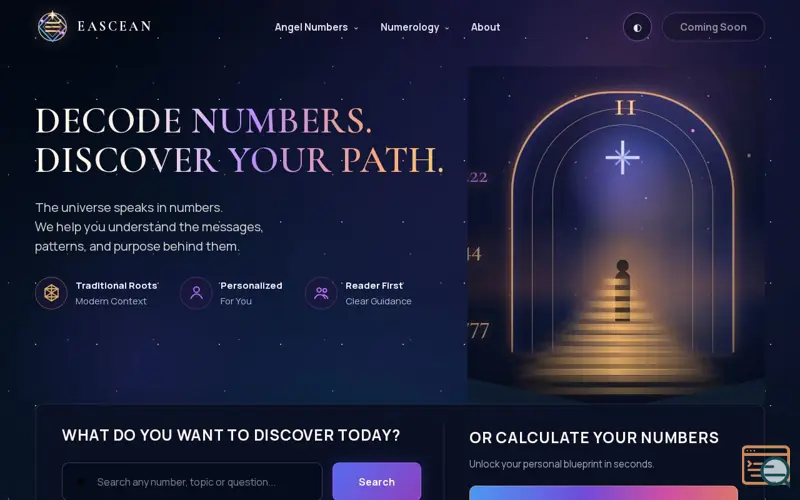 Screenshot of Eascean