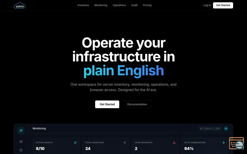 Screenshot of Askio.cloud