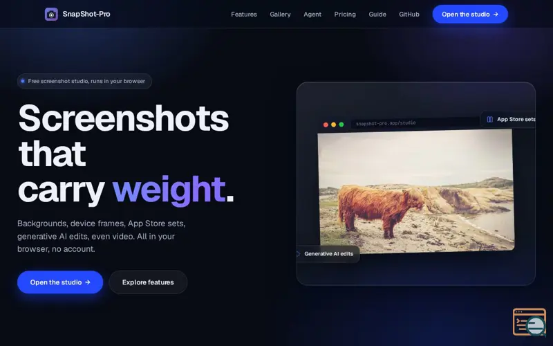 Screenshot of SnapShotPro