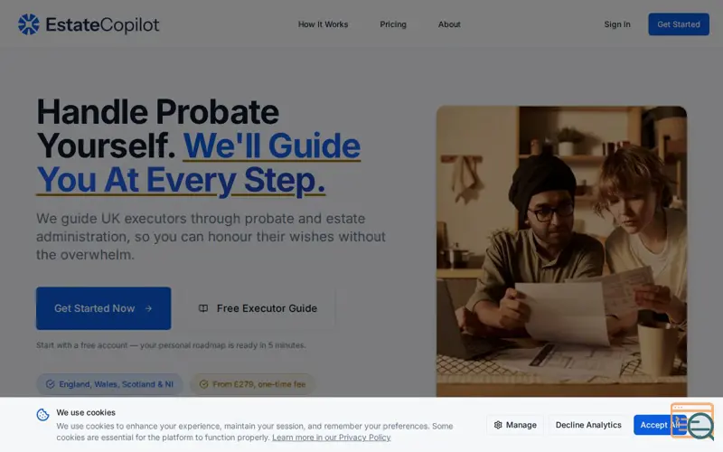 Screenshot of EstateCopilot