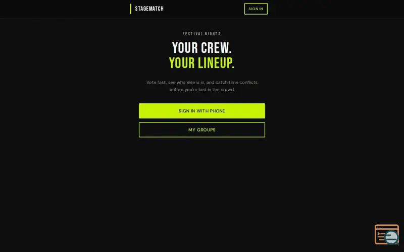 Screenshot of Stagematch