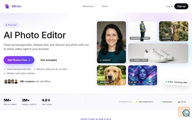 Screenshot of MiFoto