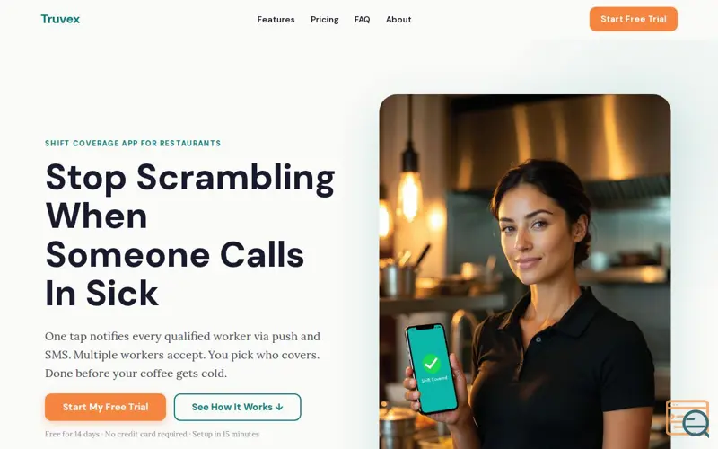 Screenshot of Truvex