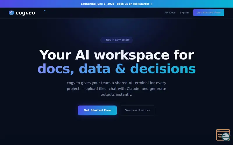 Screenshot of Cogveo