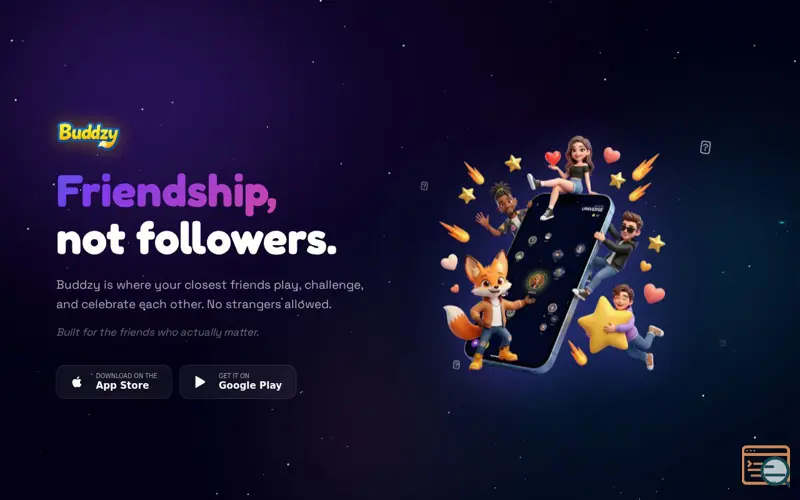 Screenshot of Buddzy