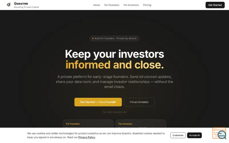 Screenshot of Quantro