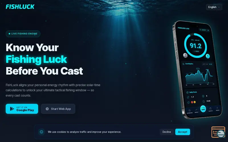 Screenshot of FishLuck