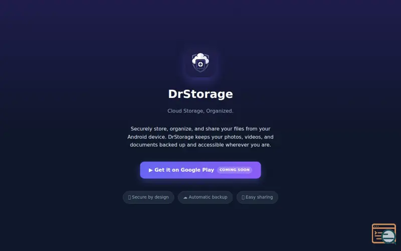 Screenshot of DrStorage