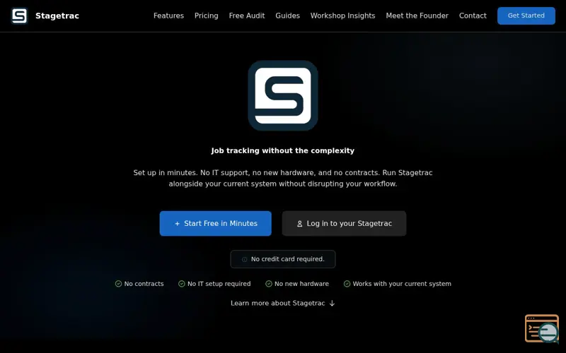 Screenshot of Stagetrac, a launch using Samsung Developer