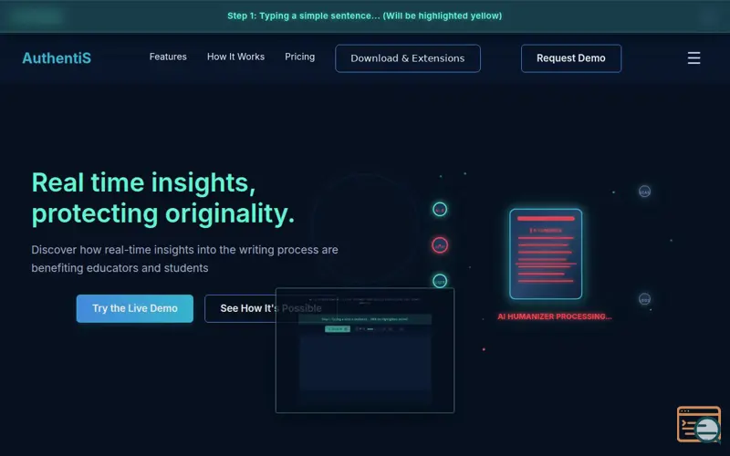 Screenshot of unveri