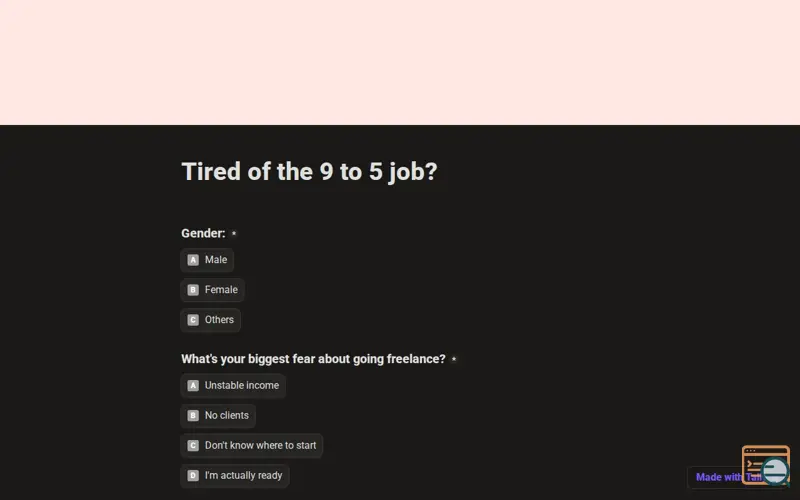 Screenshot of How to be a freelancer?