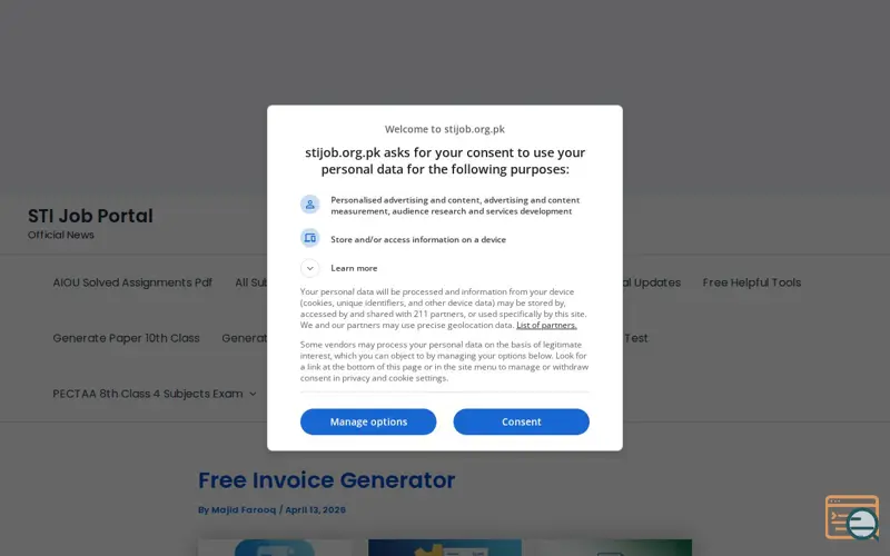 Screenshot of Invoice Generator Pro 
