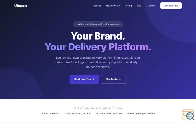 Screenshot of Ubezon