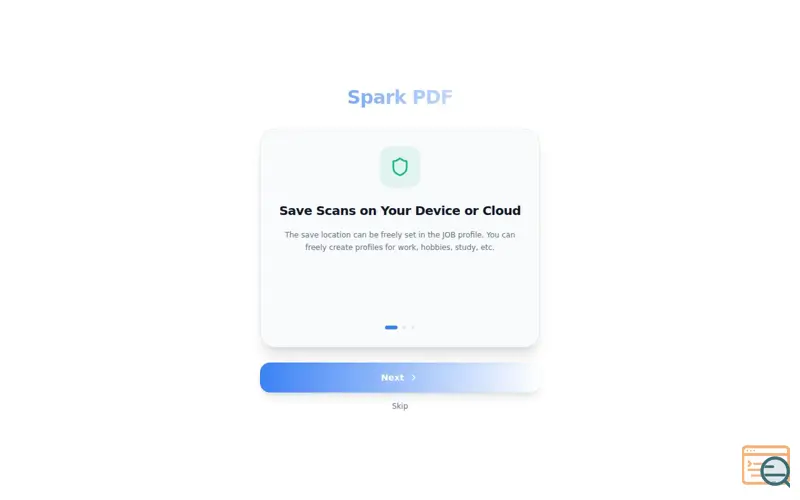 Screenshot of Say2PDF