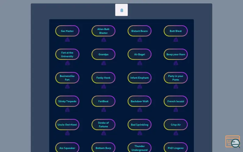 Screenshot of Fart App