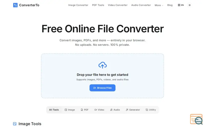 Screenshot of ConverterTo