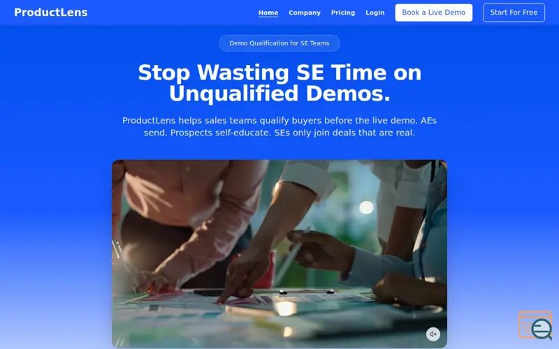 Screenshot of ProductLens