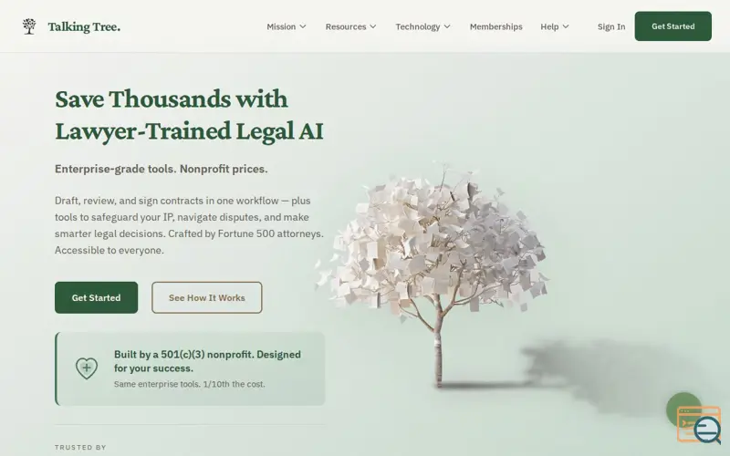 Screenshot of Talking Tree