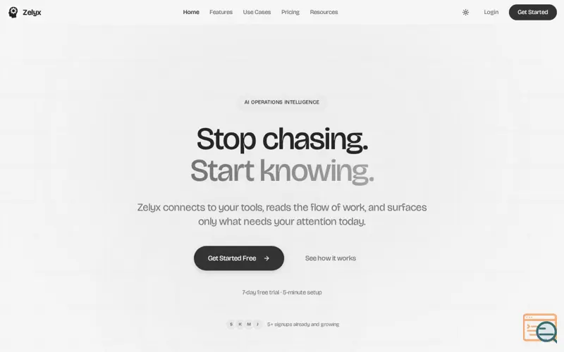 Screenshot of Zelyx