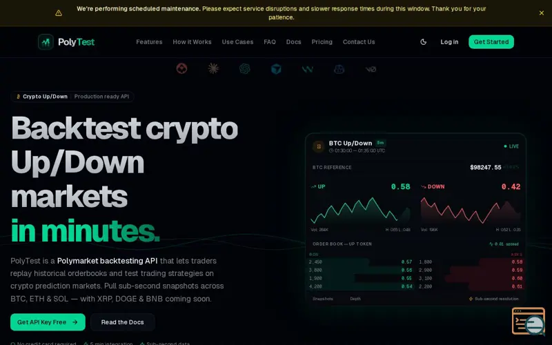 Screenshot of PolyTest