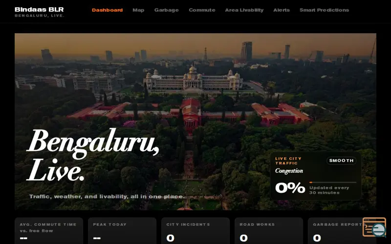 Screenshot of Bindaas BLR