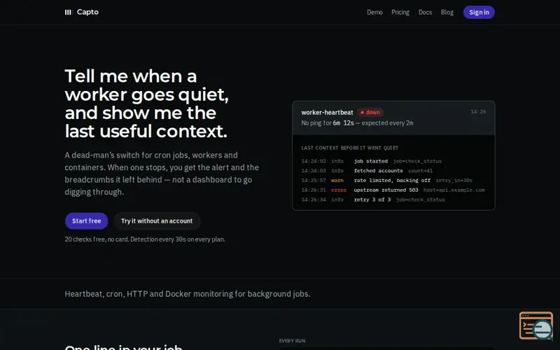 Screenshot of Capto