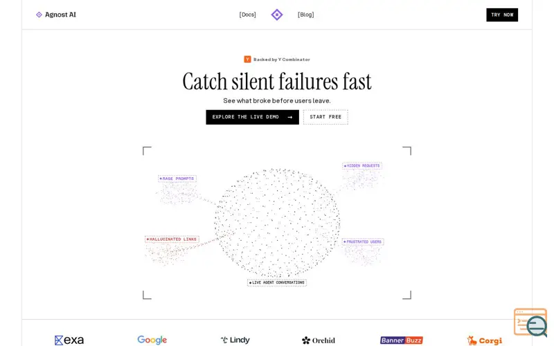 Screenshot of Agnost AI