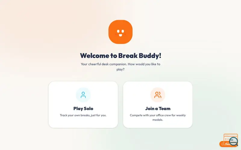Screenshot of Break Buddy