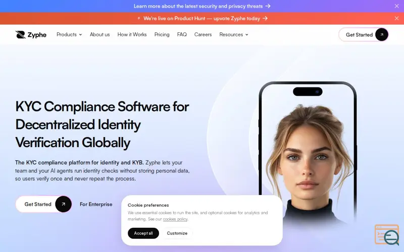 Screenshot of Zyphe, a launch using New Relic