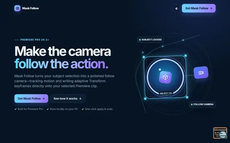 Screenshot of Mask Follow For Premiere