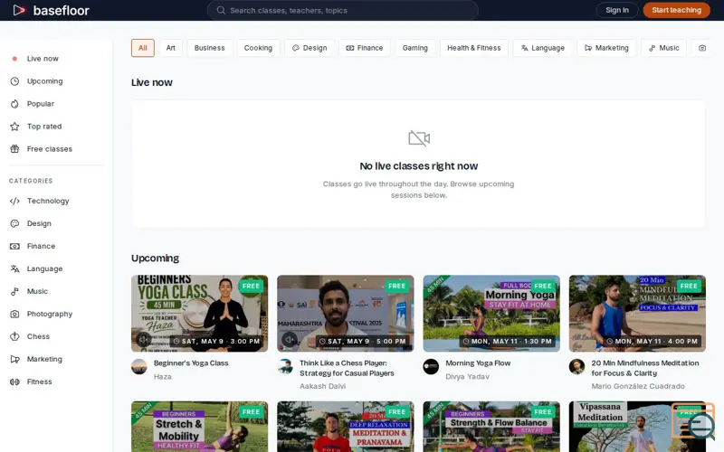 Screenshot of basefloor