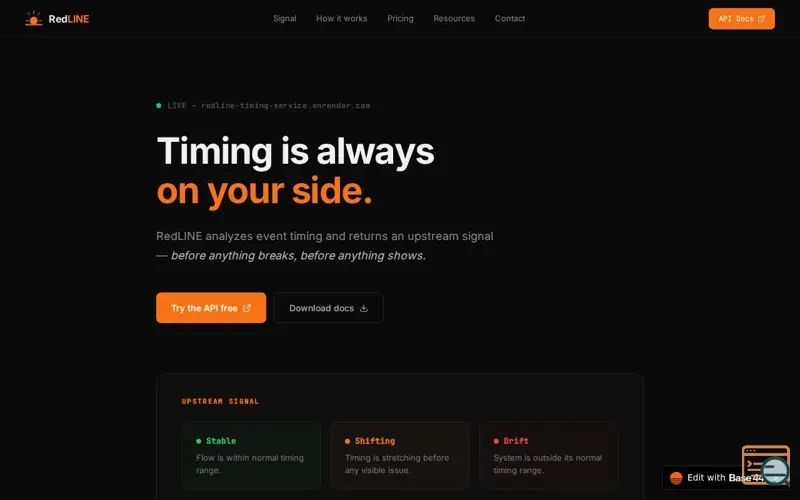 Screenshot of RedLINE 