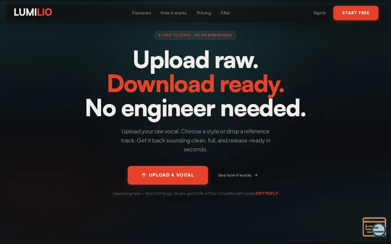 Screenshot of Lumilio