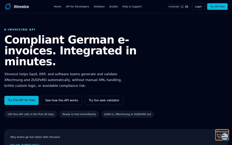 Screenshot of XInvoice