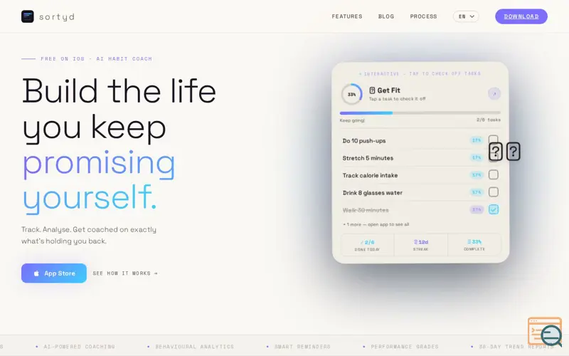 Screenshot of Sortyd