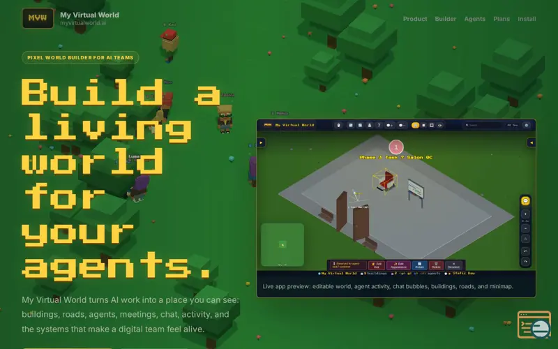 Screenshot of My Virtual World