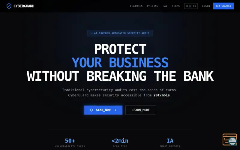 Screenshot of CyberGuard