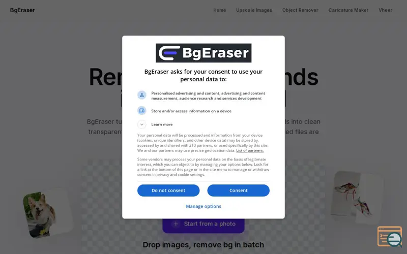 Screenshot of Bg Eraser